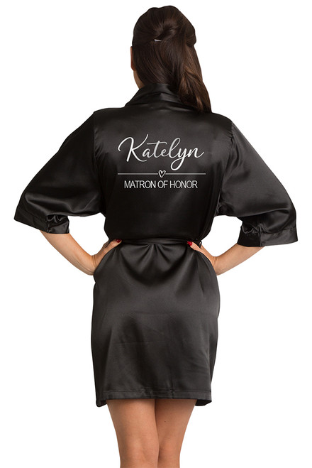 Personalized Matron of Honor robe