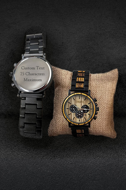 Personalized men's watch for gift