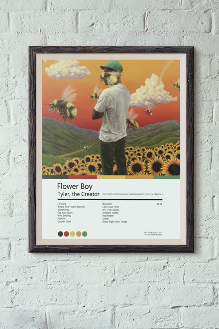 Custom Album Poster with QR code