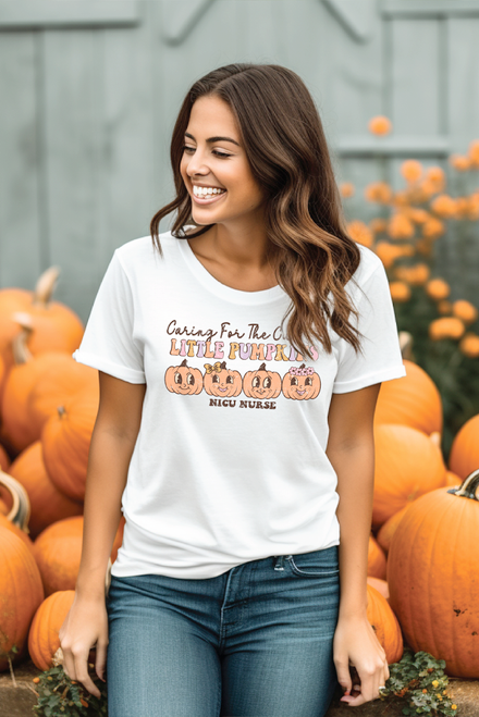 Nicu nurse little pumpkin t shirt for gift