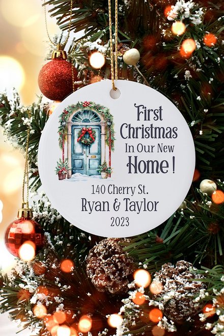 Personalized Christmas Ornament for First New Home | ZYNOTTI