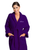 Zynotti's Unisex Personalized Embroidered Velour Shawl Robe