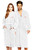 Unisex Personalized Embroidered Velour Shawl Robe