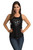 Bride to Be Tank Top - Heart Design - Front Crop- Black