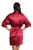 Rhinestone Bridesmaid Crimson Robe