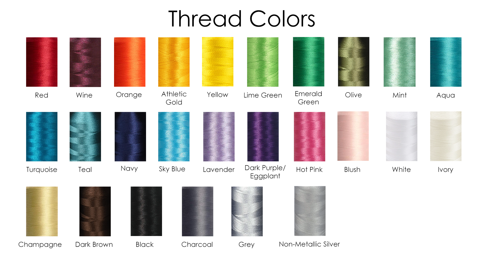 Thread Color Chart