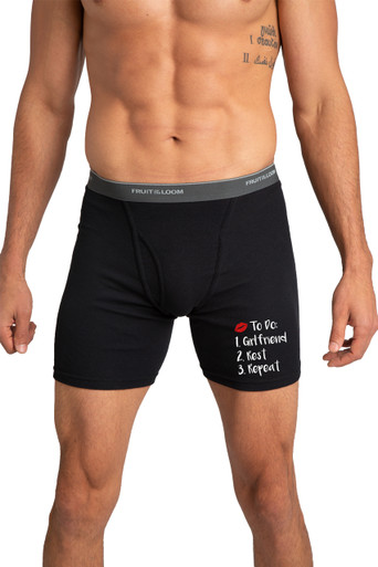 I Love Heart My Girlfriend Boxer Shorts - Davson Sales