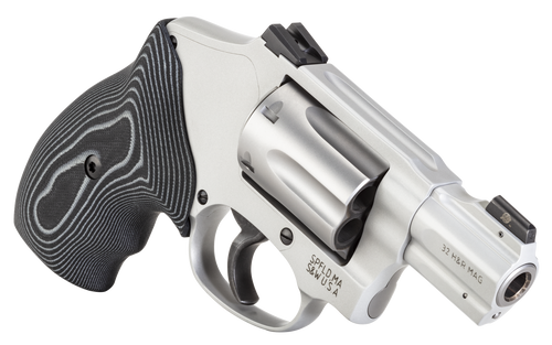 MODEL 632 THE ULTIMATE CARRY REVOLVER IN 32HR MAG SILVER WITH NO LOCK