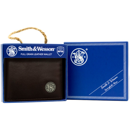 Smith & Wesson Front Pocket Wallet in Brown