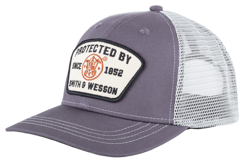 Protected by S&W® Grey/White Trucker Hat