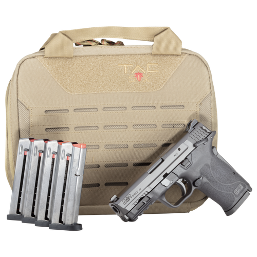 M&P®9 SHIELD EZ® THUMB SAFETY WITH TAC SIX™ BAG AND EXTRA MAGS