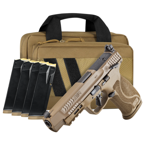 M&P®9 M2.0 5 INCH THUMB SAFETY FDE - SAVIOR EQUIPMENT® BUNDLE