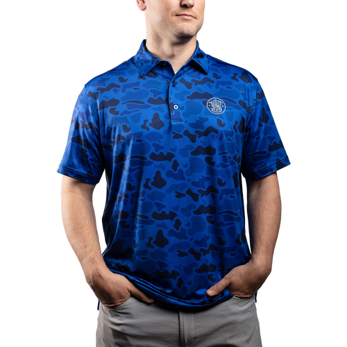 Smith & Wesson® Hunter Blue Camo Polo