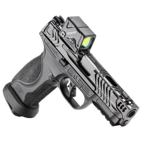 PC® M&P®9 M2.0® Metal Carry Comp® With Aimpoint® COA® Sight – Law Enforcement Combo Front Right