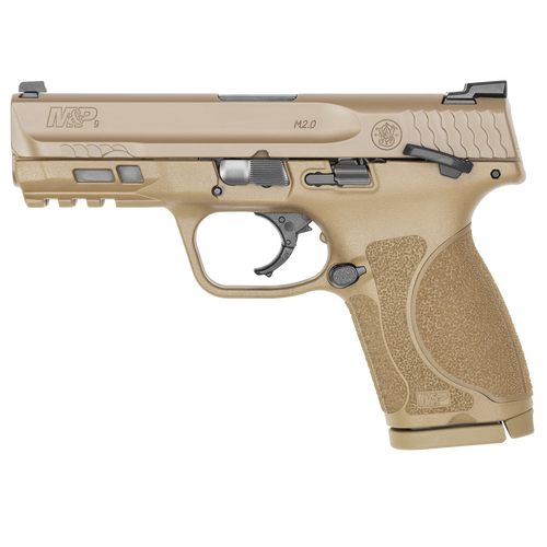 M&P®9 M2.0™ 4 INCH COMPACT FLAT DARK EARTH THUMB SAFETY