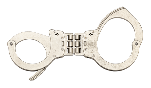 M1-1 HINGED HANDCUFF NICKEL FINISH
