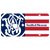 S&W USA FLAG LICENSE PLATE