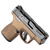 M&P®9 Shield® Plus TS CA Compliant Burnt Bronze Front Right View