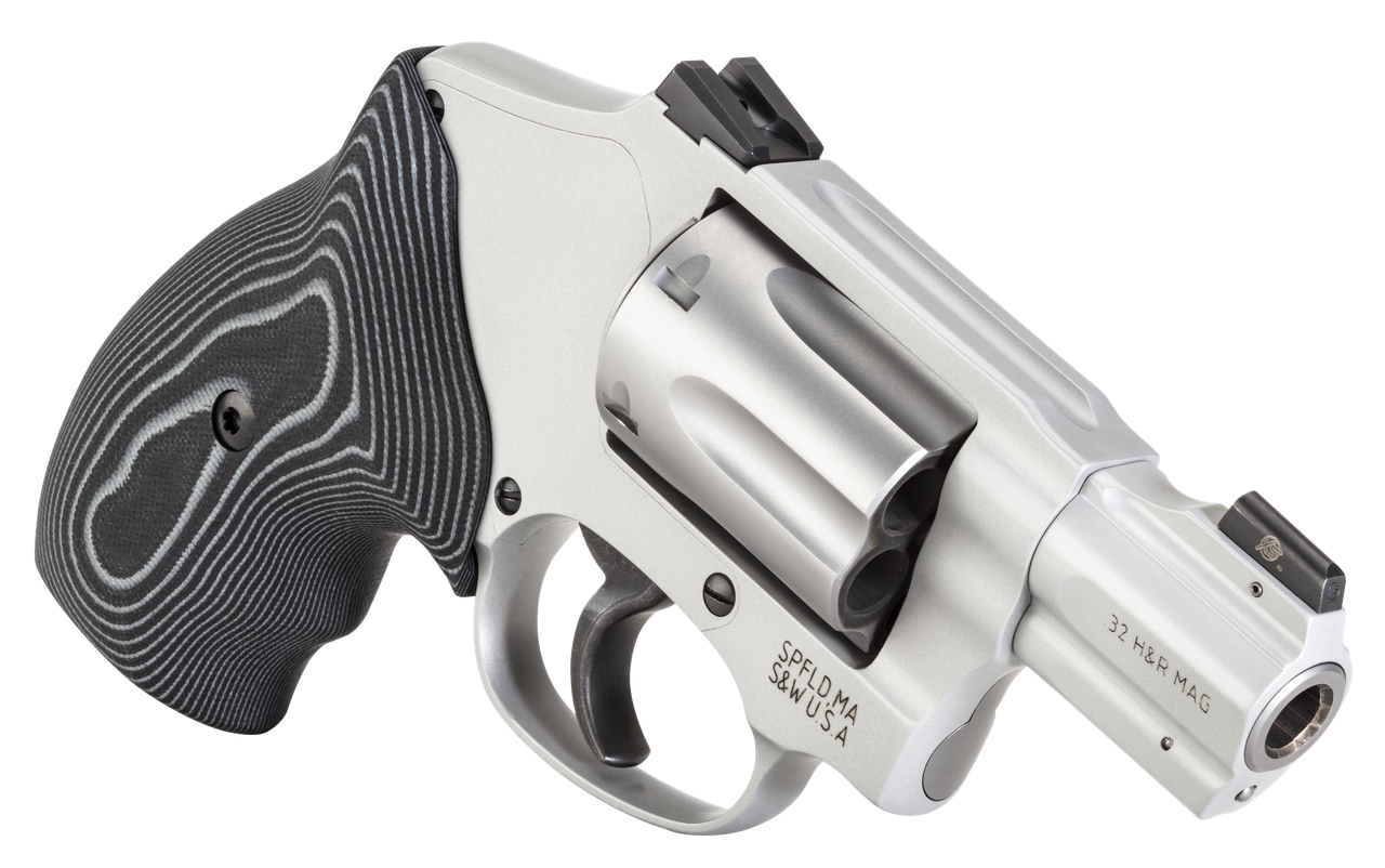 Smith & Wesson MODEL 632 THE ULTIMATE CARRY REVOLVER IN 32HR MAG SILVER WITH NO LOCK – gyári modellkép