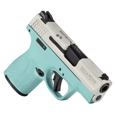 M&P®9 SHIELD® PLUS ROBIN'S EGG BLUE/SILVER CA COMPLIANT