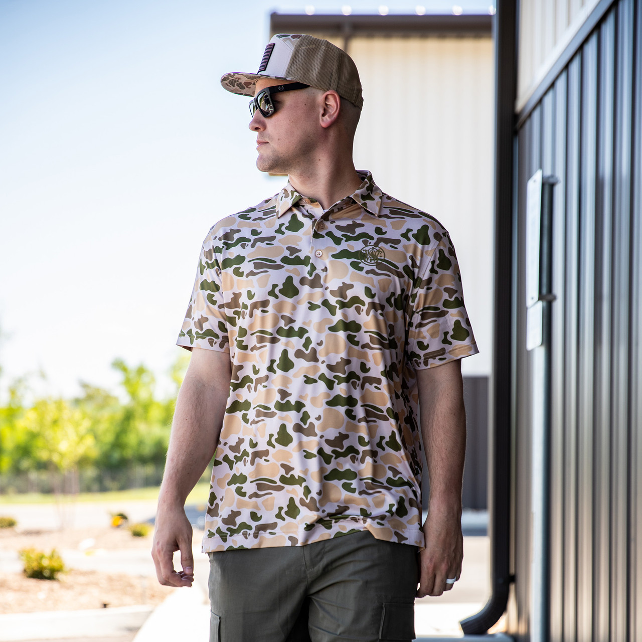 Smith & Wesson® Hunter Wheat Camo Performance Polo