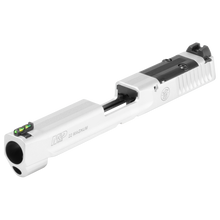 M&P® 22 MAGNUM OPTIC READY SILVER SLIDE FRONT VIEW
