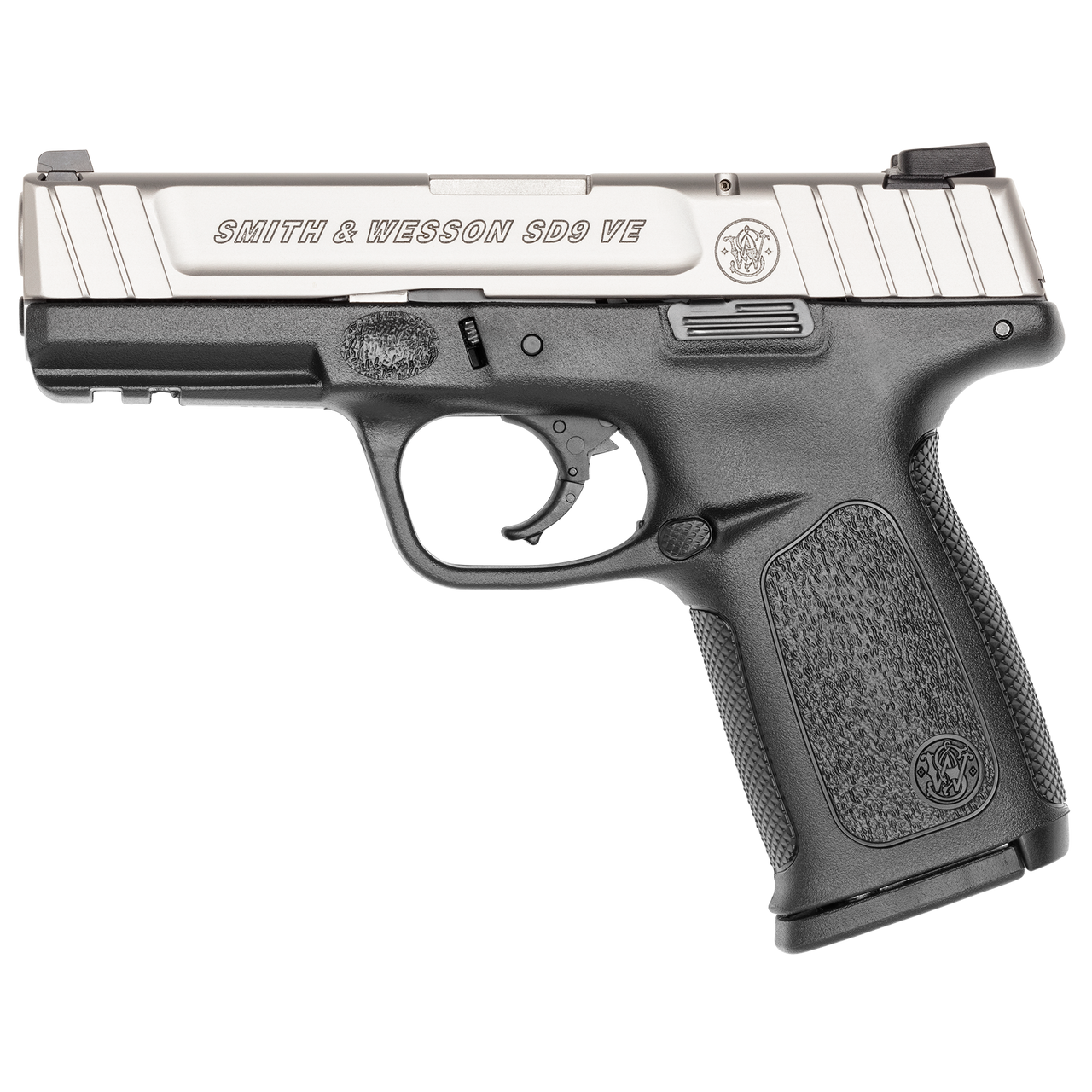 Smith & Wesson SD9 VE 9MM 4″ 17 Rd SS Two-Tone Finish With Concealment Magnet