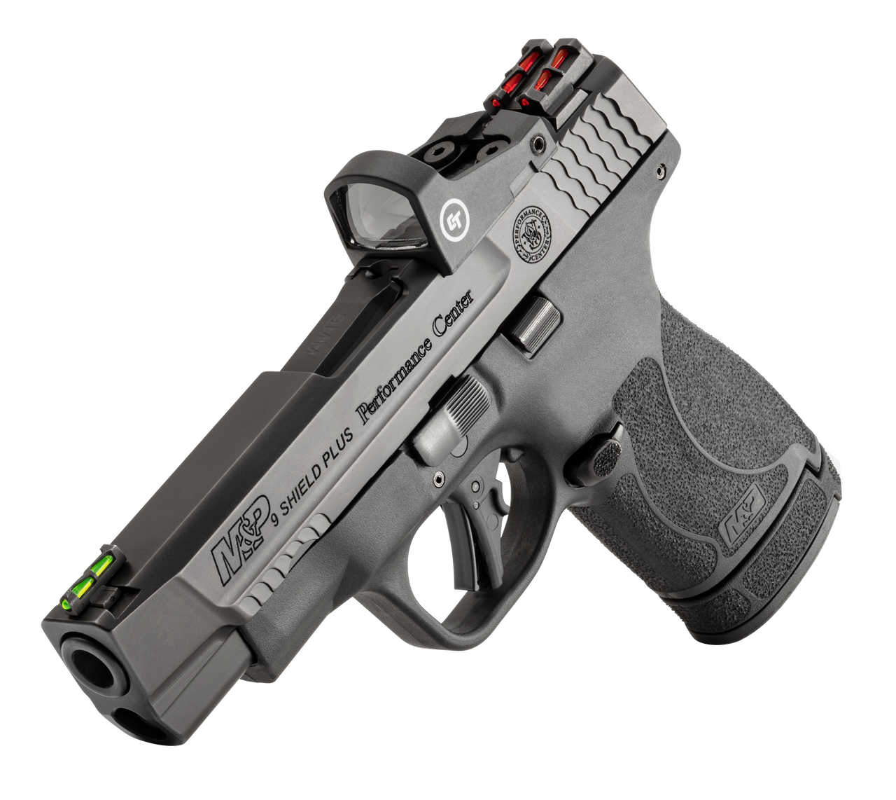 SHIELD PLUS SERIES PERFORMANCE CENTER® M&P 9 SHIELD PLUS CRIMSON TRACE ‣ Dave Sheer Guns