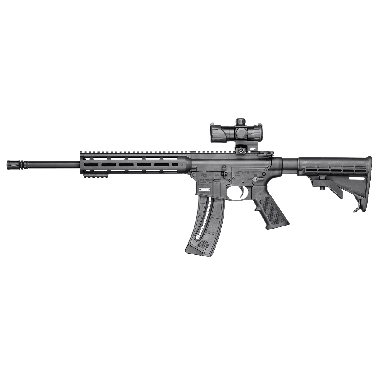 M&P®15-22 SPORT™ OR W/ M&P® RED/GREEN DOT OPTIC 25 ROUNDS