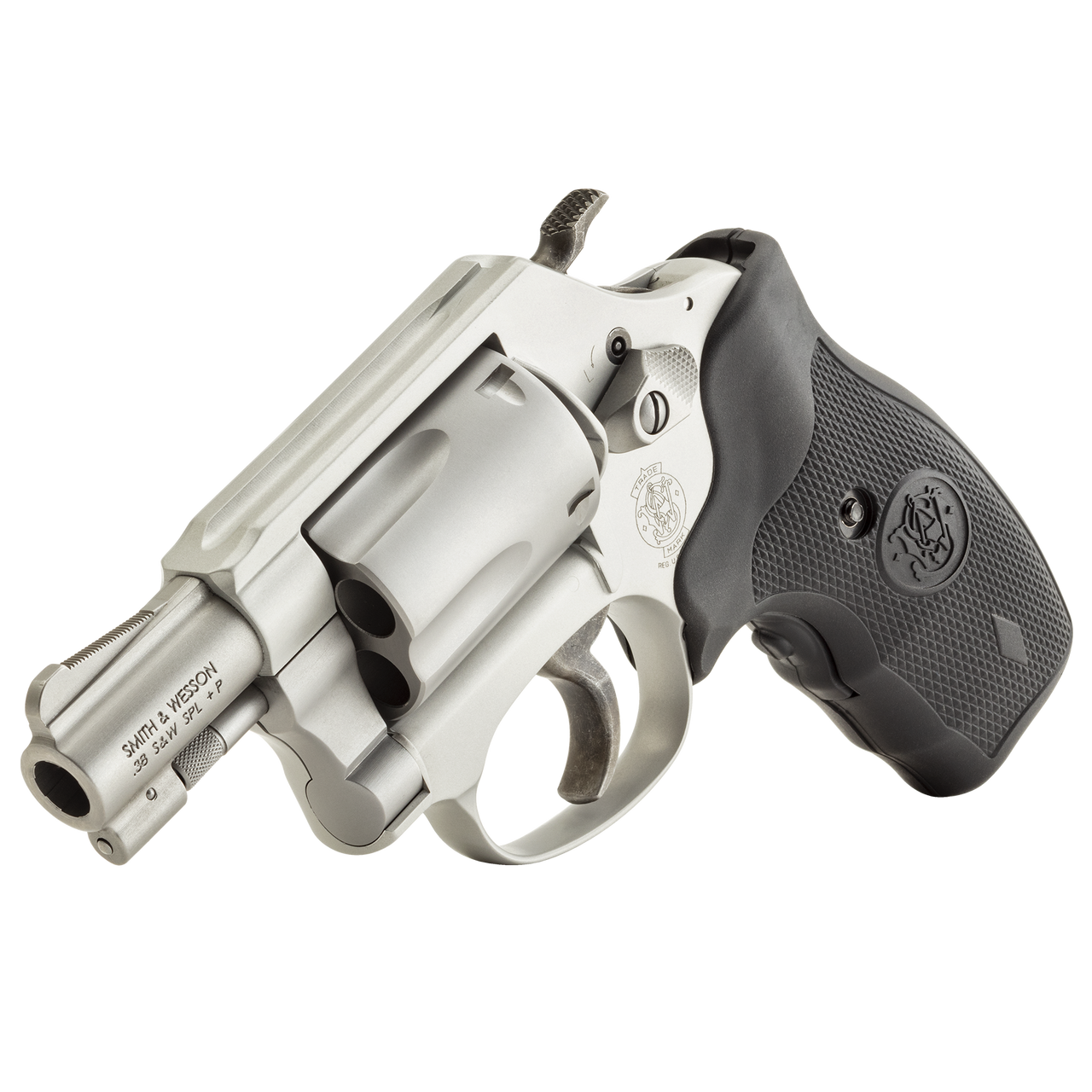 Gunners Firearms LLC  Smith & Wesson Model 637, Double Action, Small  Revolver, 38 Special, 1.875 Barrel, Alloy Frame, Stainless Finish, Laser  Grip, Fixed Sights, 5Rd, Crimson Trace Laser 163052