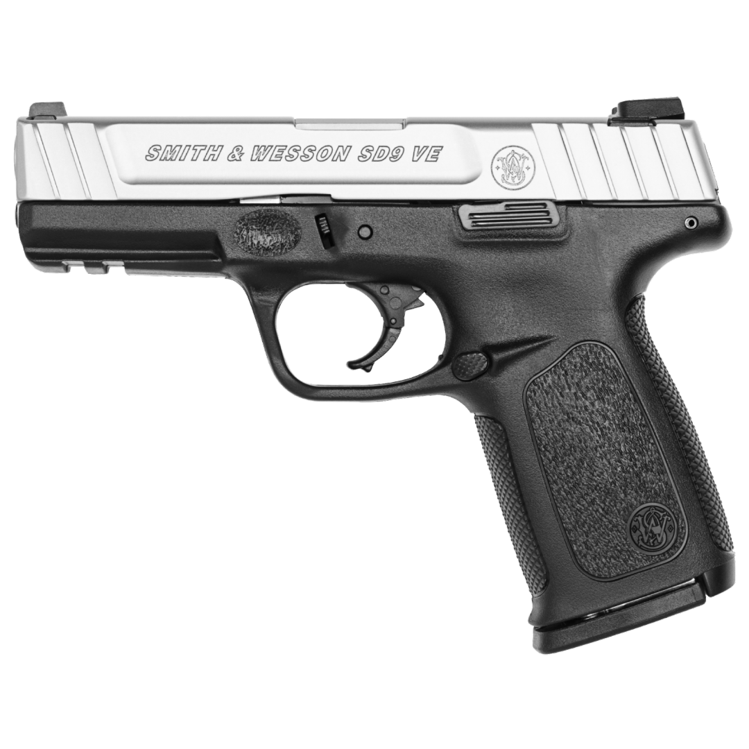 Smith & Wesson SD9 VE 9MM 4″ 17 Rd SS Two-Tone Finish