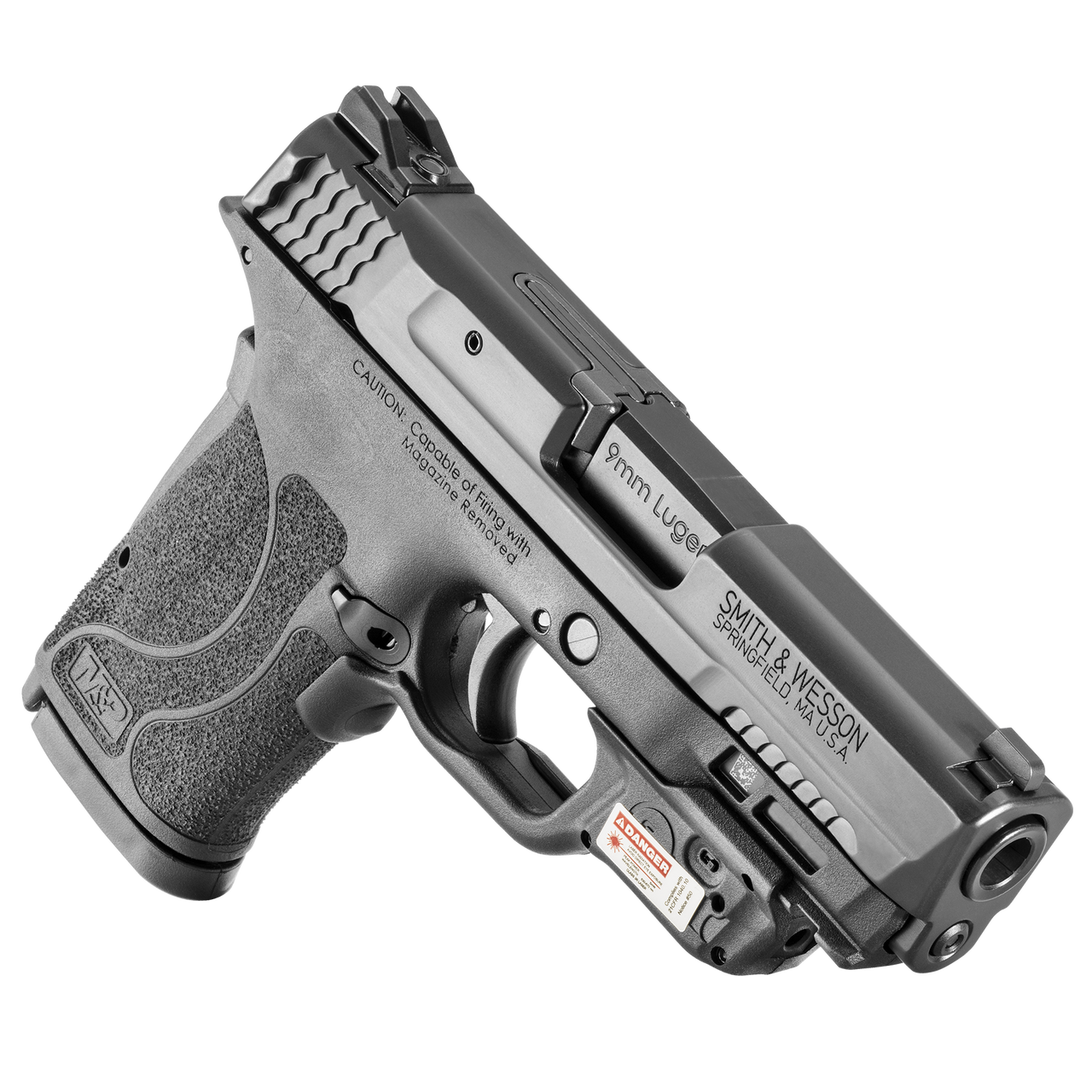 M&P®9 SHIELD™ EZ® NO THUMB SAFETY CRIMSON TRACE® RED LASERGUARD
