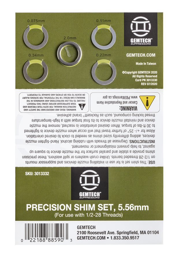 22.2 mm to 31.8 mm shim