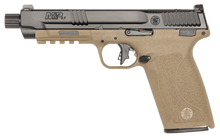 M&P®5.7 Two-tone Black and FDE w/No Thumb Safety