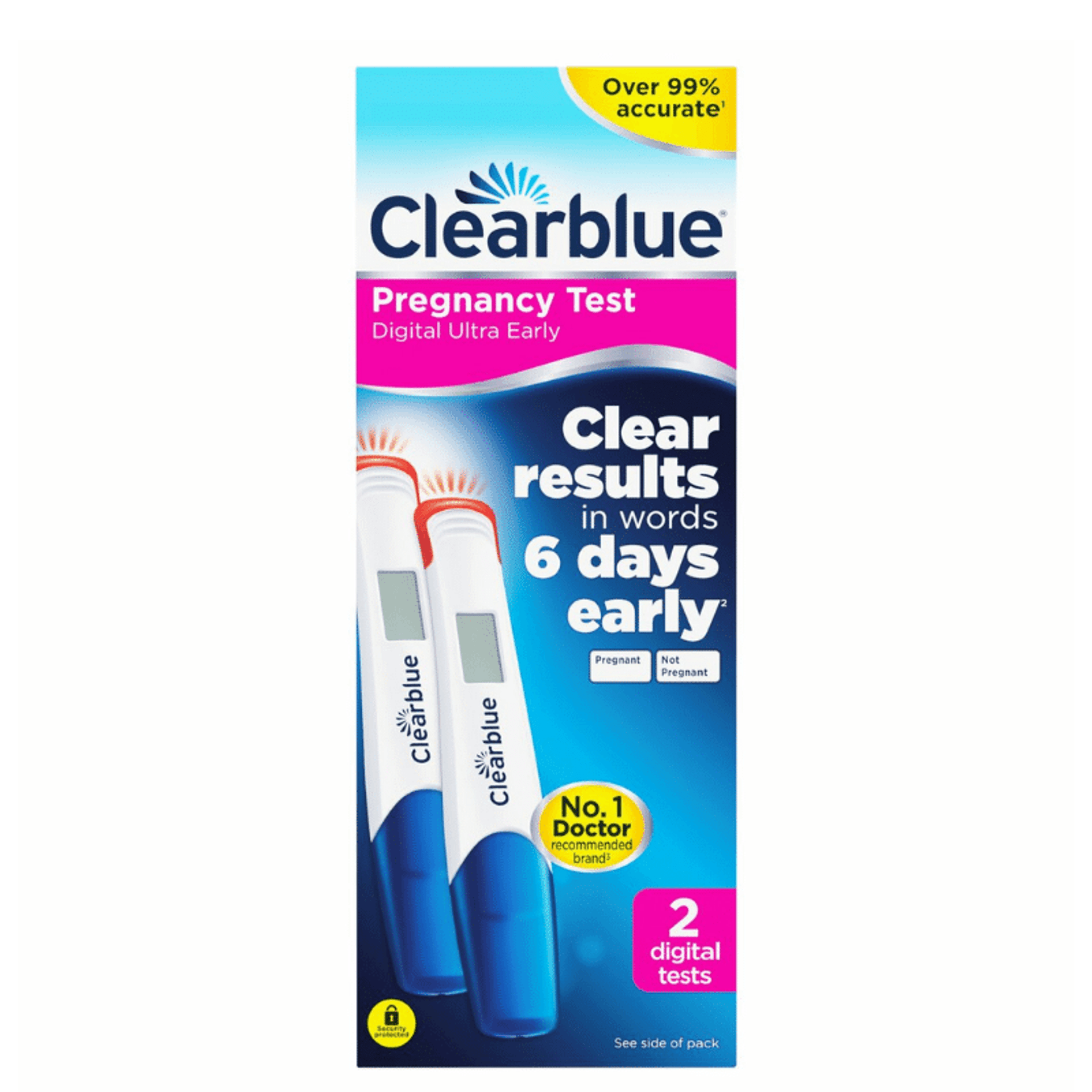 Clearblue Digital Pregnancy Test 1 Test FertilityStore