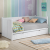 Nashville Daybed with Single Trundle is beautifully made with solid bed heads. This is a very popular model for a first bed. The crystal day bed is ideal when transitioning from out of the cot for extra safety.