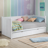Nashville Daybed with Single Trundle is beautifully made with solid bed heads. This is a very popular model for a first bed. The crystal day bed is ideal when transitioning from out of the cot for extra safety.