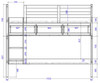 Single Regatta Bunk Bed Dimensions.