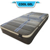 Supreme Comfort Boxed Mattress features a no turn pocket spring mattress with a memory foam "COOL GEL" top