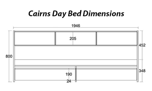 Cairns Day Bed  Cairns Day Bed