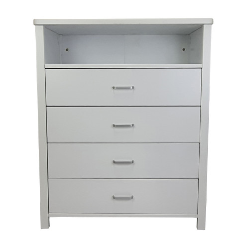Quincy White Four Drawer Tallboy Quincy White Four Drawer Tallboy