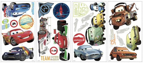 Cars Peel and Stick Wall Stickers Cars Peel and Stick Wall Stickers