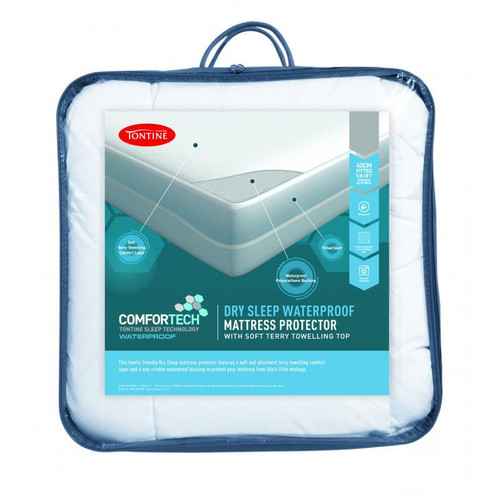 Keep your Childs mattress protected with the a Comfortech Dry Sleep Waterproof Mattress Protector.