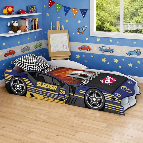 Copy of Super Speed Car Bed Blue – The Ultimate Racing-Themed Bed for Kids