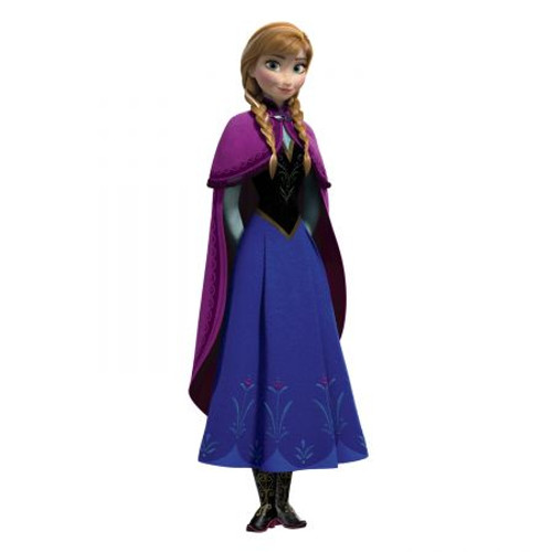 Make your little girl smile from ear to ear with these Frozen Anna with Cape Giant Wall Decals! Bring the icy adventure of Frozen to your child’s bedroom!  Make your little girl smile from ear to ear with these Frozen Anna with Cape Giant Wall Decals! Bring the icy adventure of Frozen to your child’s bedroom!
