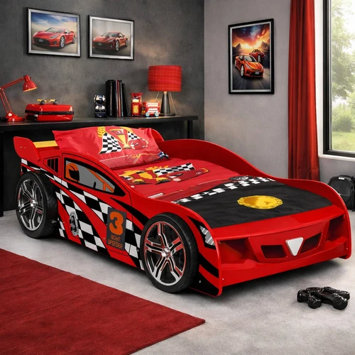 King Single No 3 Night Speeder is our latest design and far away the one of coolest car bed on the market!