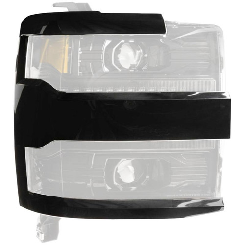 Morimoto XB LED Black Trim Silverado HD (pair unfinished)