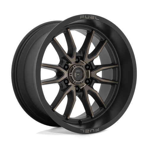 Fuel D762 Clash 17x9 Matte Black Double Dark Tint +01mm 6x139.7mm