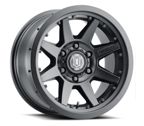 Icon Rebound Pro Satin Black 17x8.5 25mm 6x5.5  5.75"