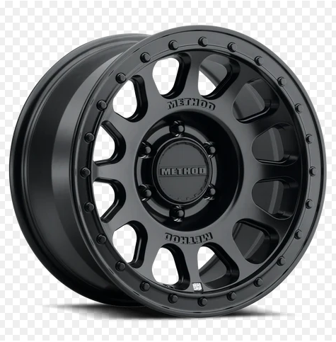 Method 709-HD Matte Black 17x8.5 0mm 6x5.5